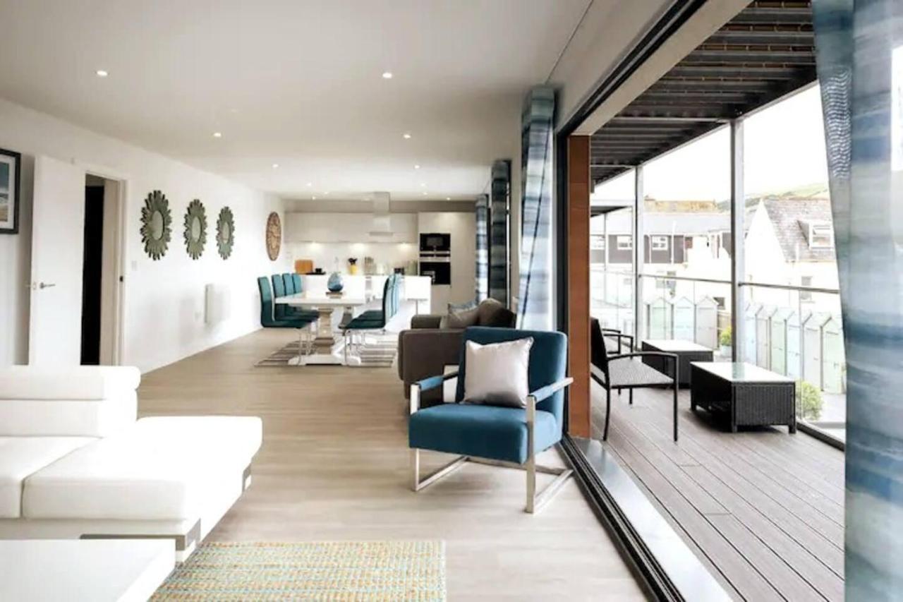 4Br-8Guests-Balcony-Beachview-Pool-Pets Woolacombe Eksteriør billede