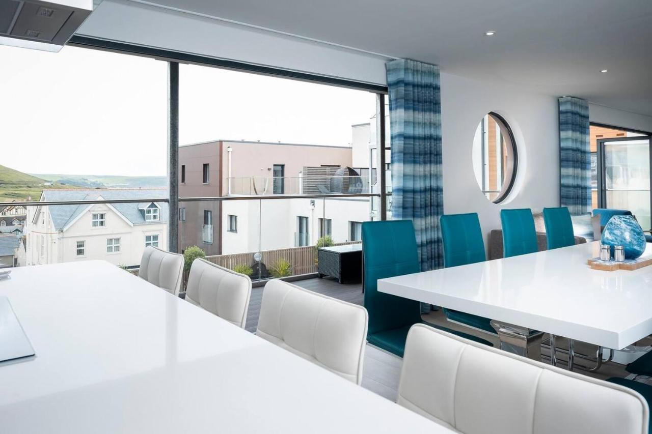 4Br-8Guests-Balcony-Beachview-Pool-Pets Woolacombe Eksteriør billede